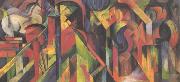 Franz Marc Stables (mk34) oil painting picture wholesale